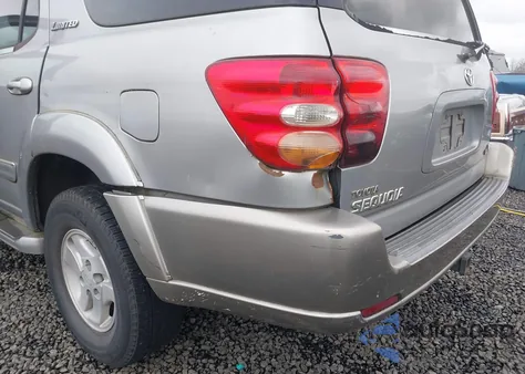 2002 Toyota Sequoia Limited V8 z USA, uszkodzony, nr VIN 5TDZT38A82S088261